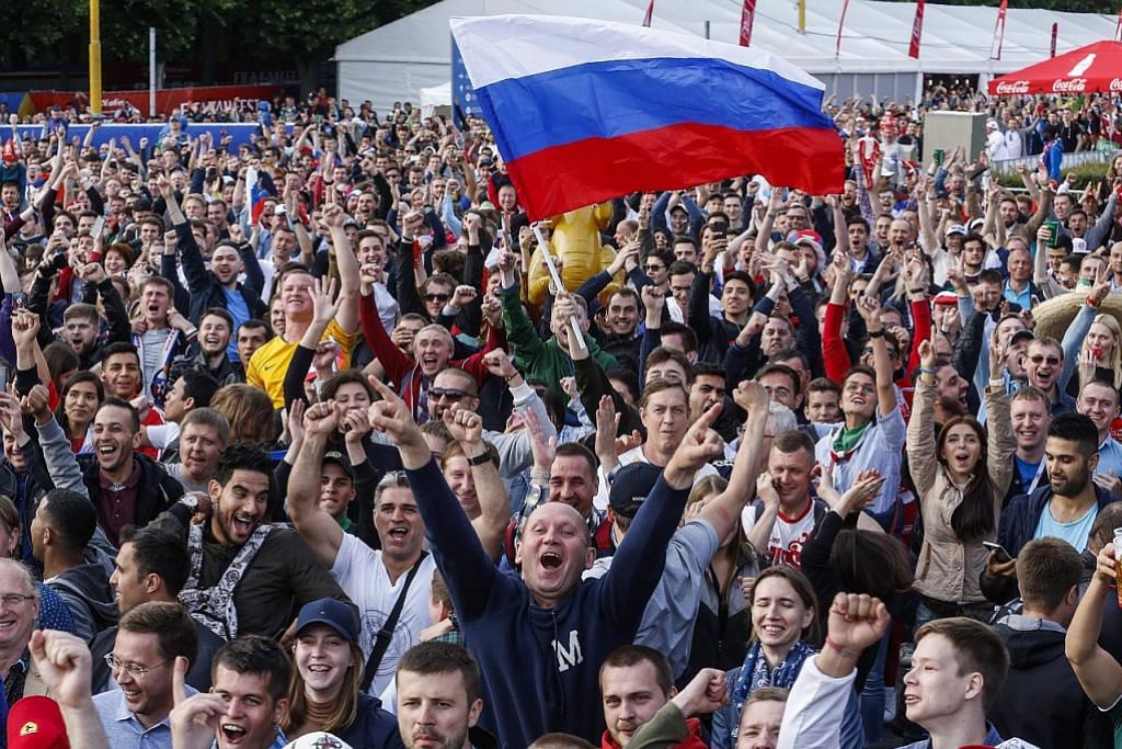 RUSSIA Harapan tinggi kepada skuad tuan rumah selepas menang di perlawanan pembukaan