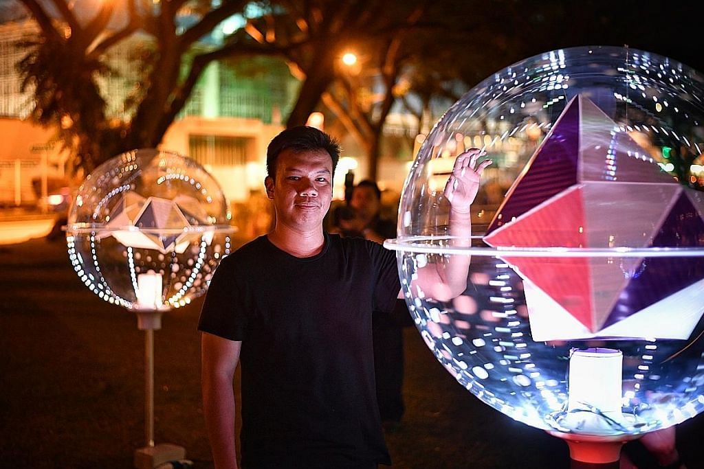 Seni ilham dari sistem solar, angkasa warnai Pesta Malam Singapura