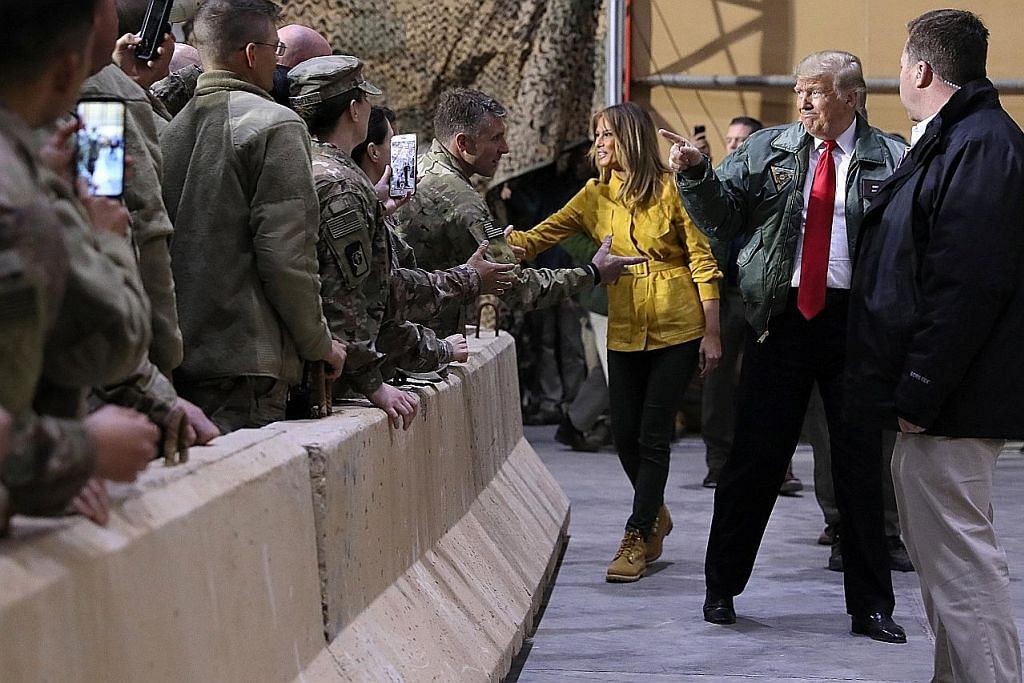 Trump buat lawatan mengejut ke pangkalan AS di Iraq
