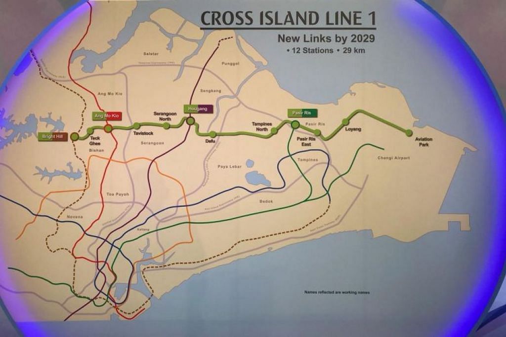 First phase of Cross Island MRT line finalised; will have 12 stations