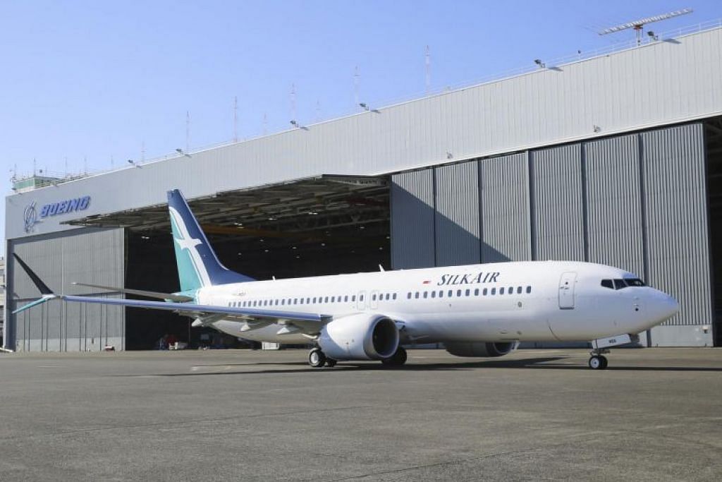 SilkAir Pesawat Boeing 737  Max 8 miliknya beroperasi 