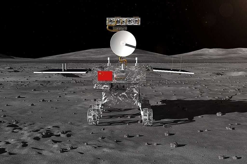 Kapal angkasa China darat di bulan