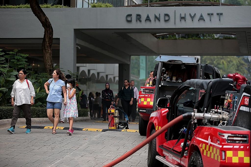 Sekitar 500 orang dipindahkan ekoran kebakaran di Hotel Grand Hyatt