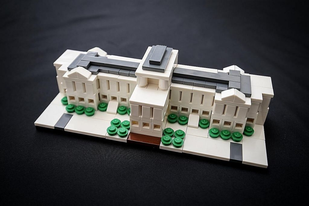Presiden Halimah lancar model Istana eksklusif Lego