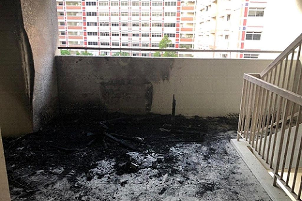 Polis siasat suspek belia kes bakar sofa Pasir Ris