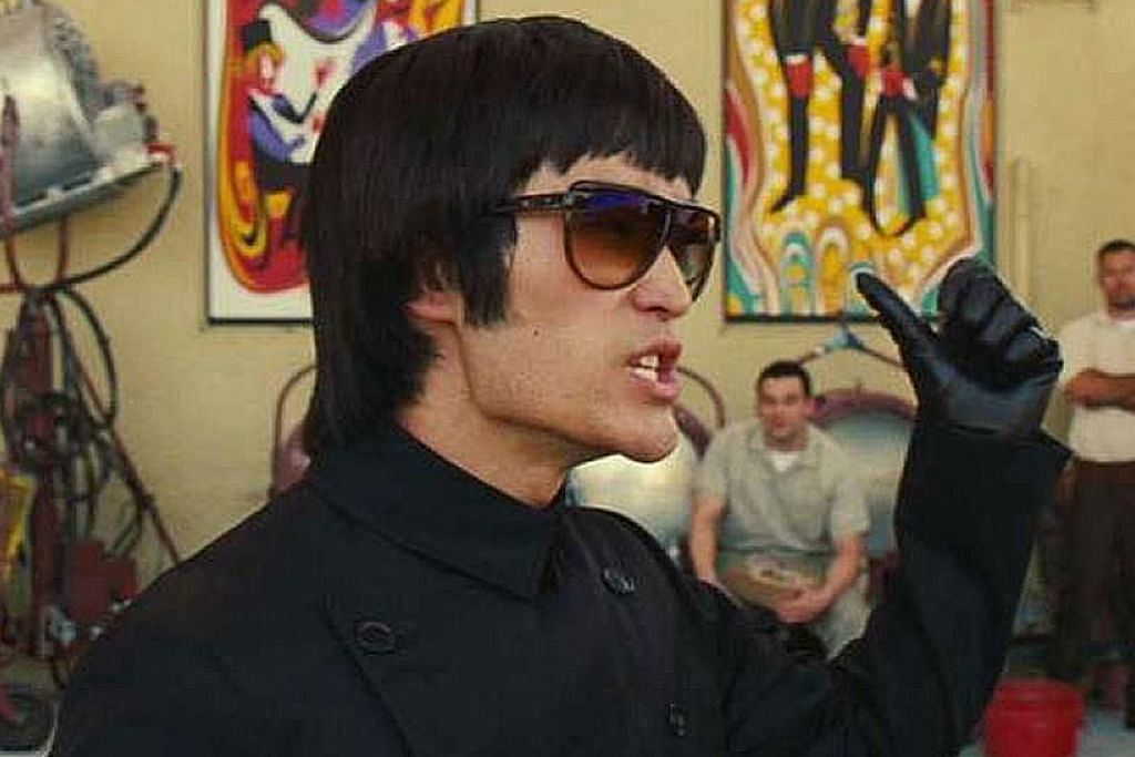 Paparan Bruce Lee dalam filem tidak gambar watak sebenar