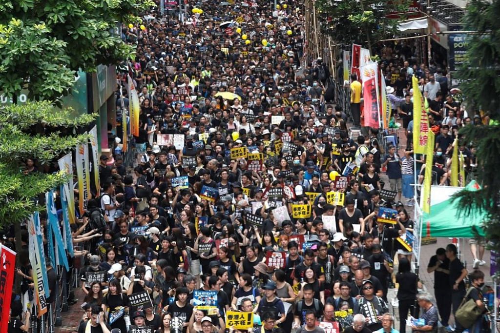 PERGOLAKAN POLITIK DI HONGKONG Bantahan aman diteruskan