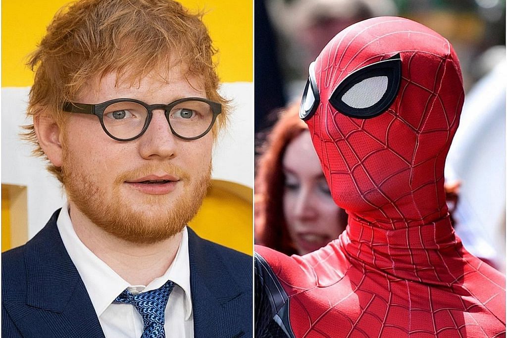 Ed Sheeran sembunyi di sebalik kostum Spider-Man