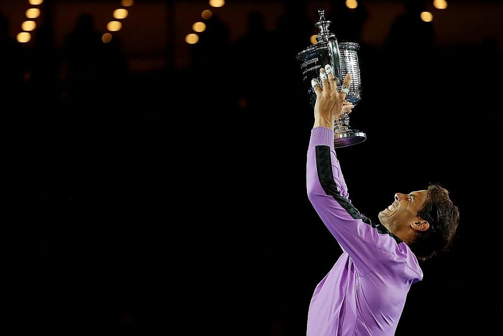 TENIS TERBUKA AS Nadal juara Grand Slam ke-19