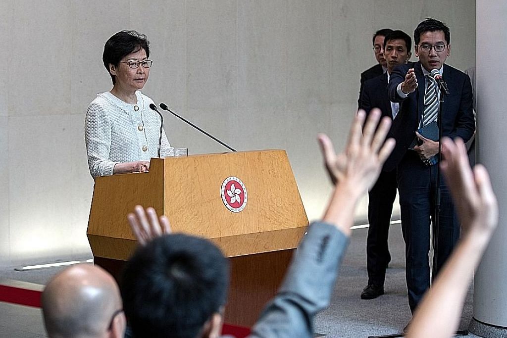 Carrie Lam: Peningkatan keganasan tidak akan hurai isu sosial