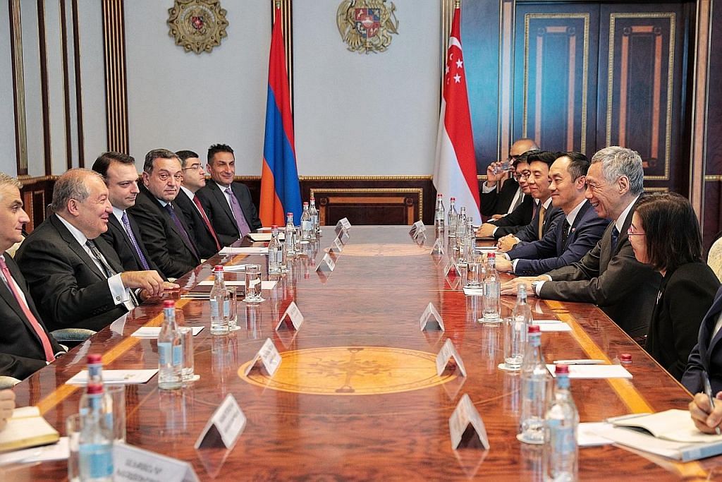 Hubungan S'pura, Armenia diperkukuh dengan perjanjian dagangan