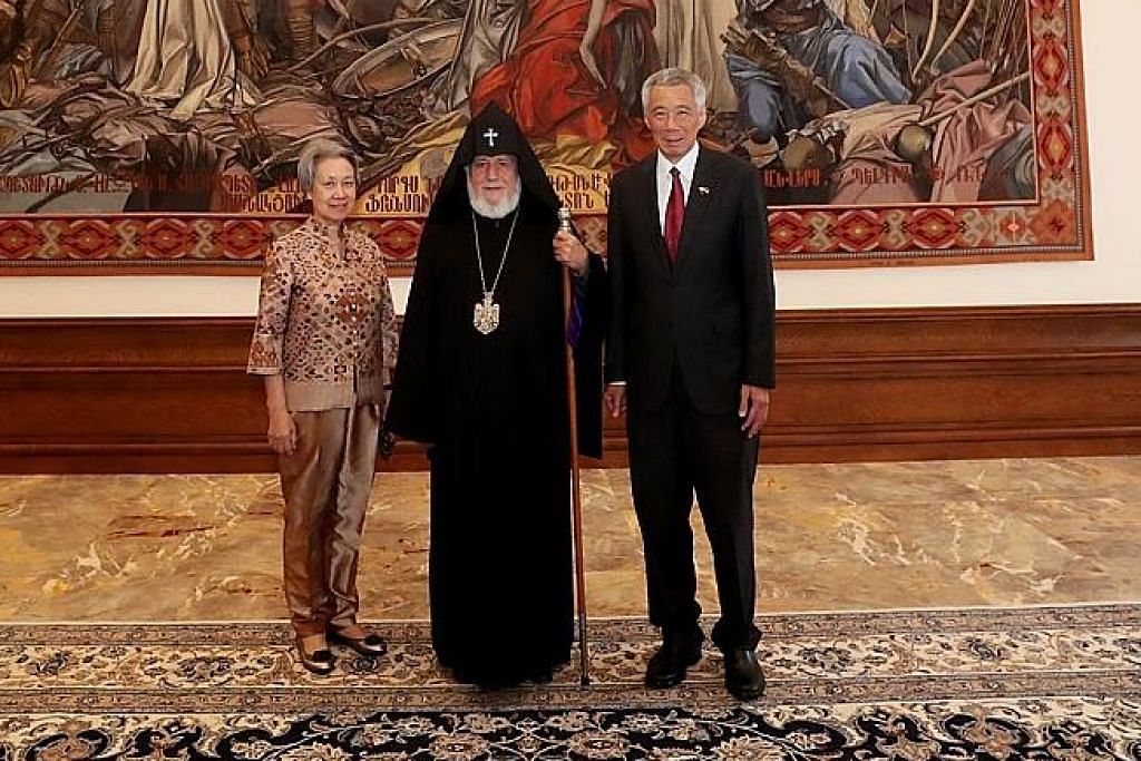 PM Lee temu ketua agama di Armenia