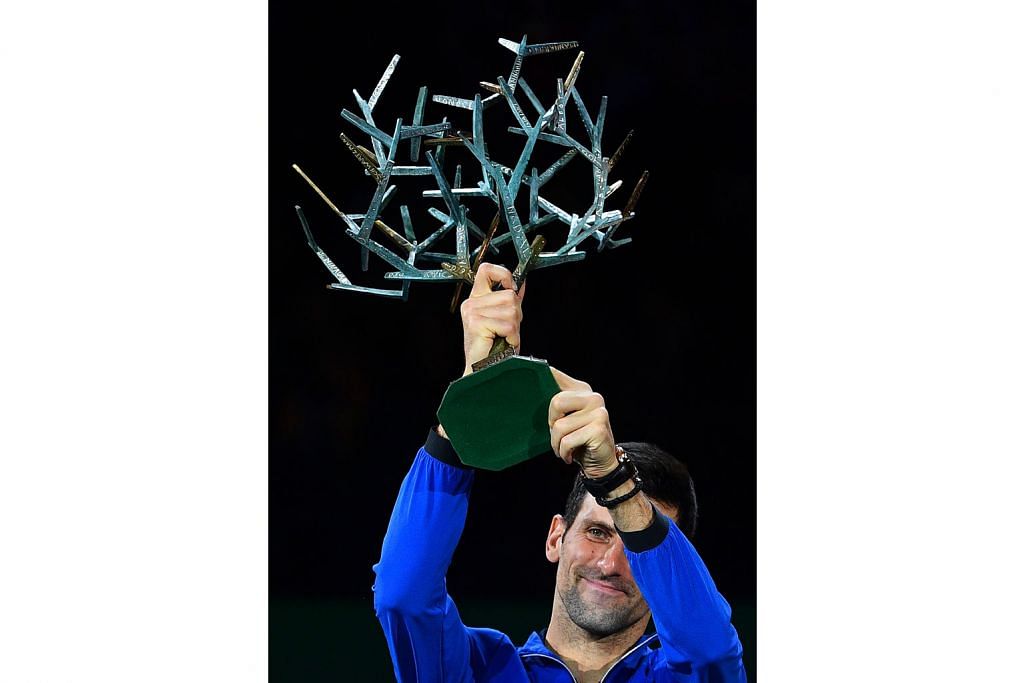Mudah... Djokovic juara kali kelima TENIS PARIS MASTERS