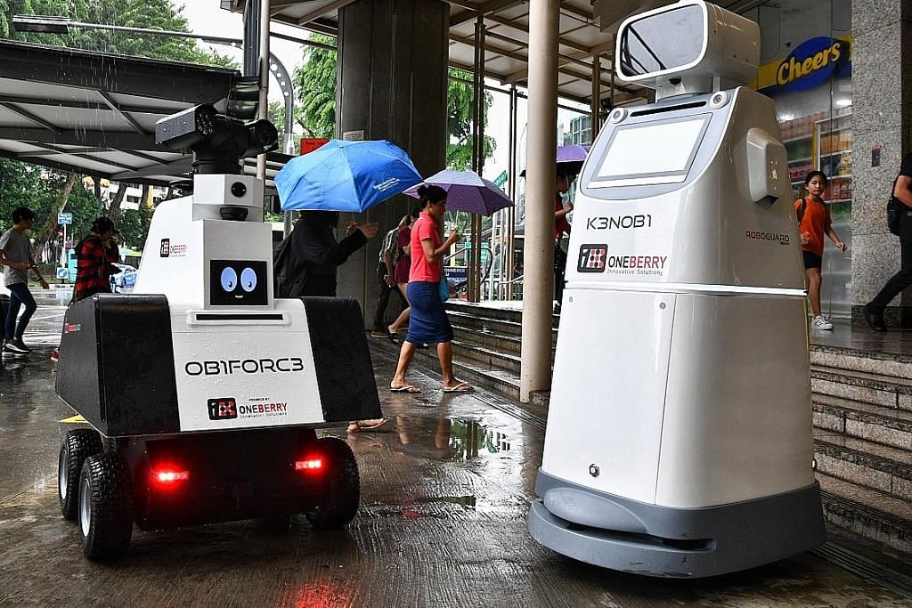 Robot sertai latihan keselamatan di MRT AMK