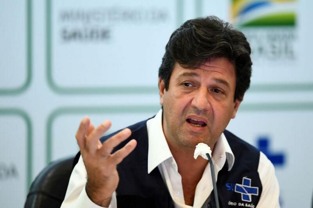 DAKWA DIPECAT: Menteri Kesihatan Brazil, Encik Luiz Henrique Mandetta, menyatakan beliau telah dipecat oleh Presiden, Encik Jair Bolsonaro, kerana berbeza pendapat dalam usaha tangani penularan koronavirus di negara Amerika Selatan itu.