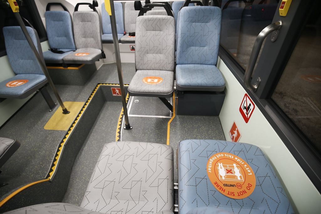 Panduan visual bantu penumpang bas, MRT