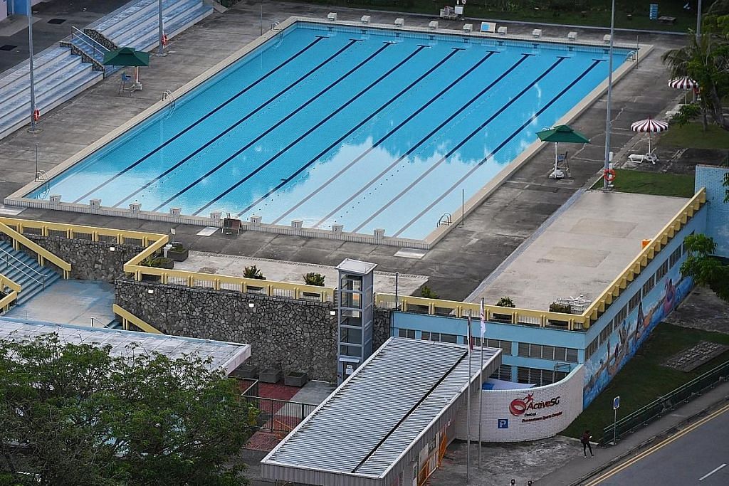 Kemudahan awam seperti kolam renang, stadium dibuka