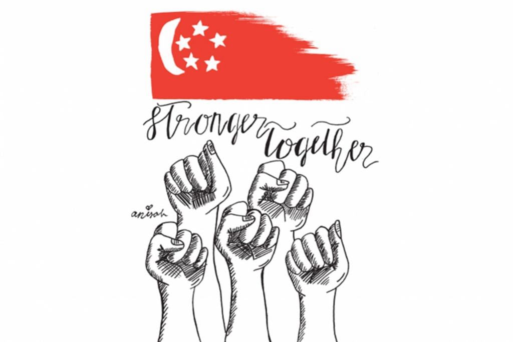 BEG SINGAPURA BERSAMA Murid darjah lima bangkit semangat negara lukis beg NDP