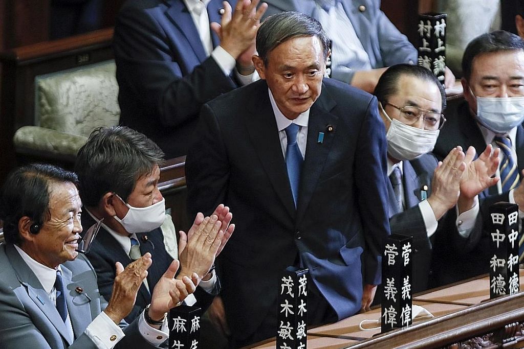 PM Lee ucap tahniah Suga rasmi PM baru Jepun