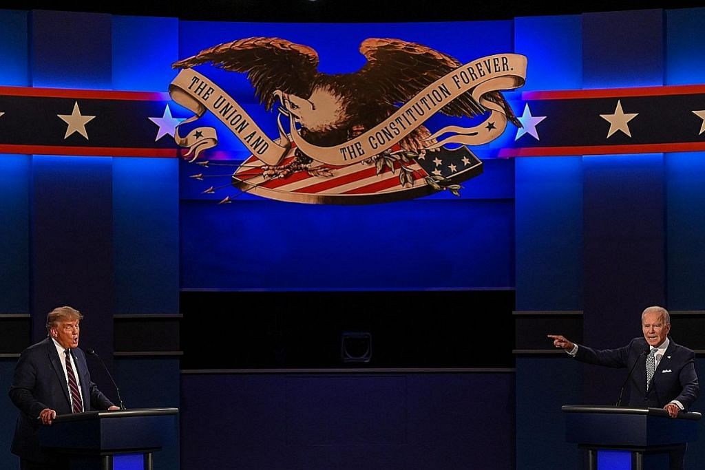 Trump dan Biden saling mencela dalam debat