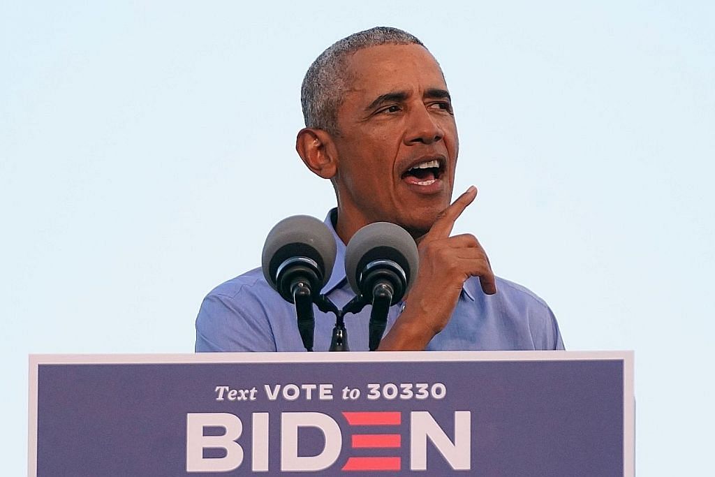 Obama beri sokongan, berucap bagi pihak Biden