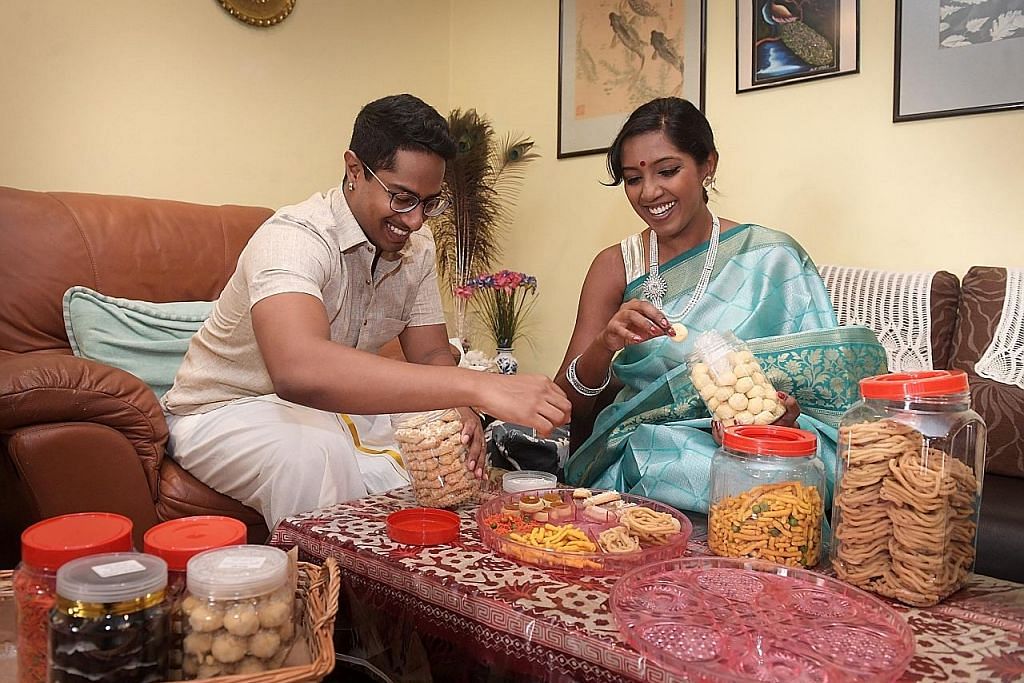 Sambutan Deepavali 'berganda' bagi pasangan muda