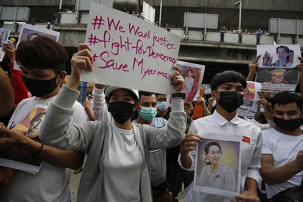 Amerika umum sekatan ke atas Myanmar; lebih 170 ditahan junta
