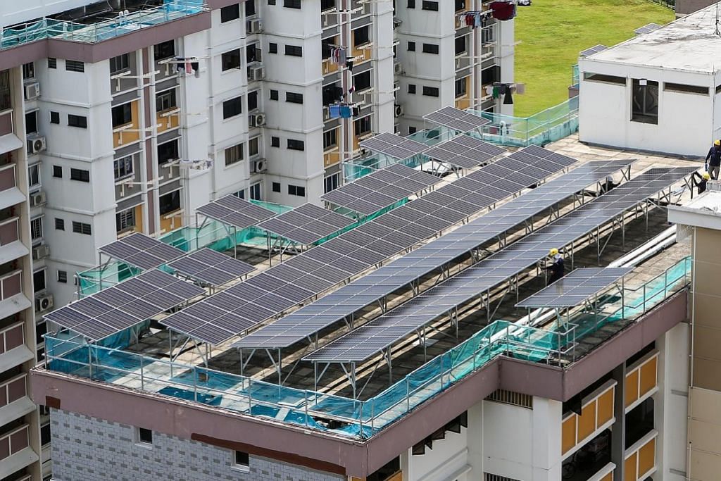 HDB buka tender pasang panel suria di 1,198 blok, 57 tapak
