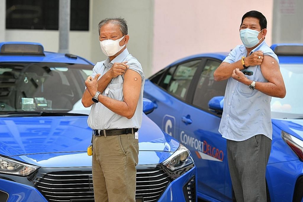 70 Pemandu Teksi Kereta Sewa Privet Telah Terima Dos Pertama Vaksin Covid 19 Berita Setempat Beritaharian Sg