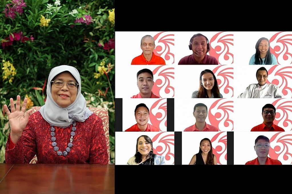 Sambutan Hari Kebangsaan peluang renung erti jadi rakyat SG: Presiden Halimah