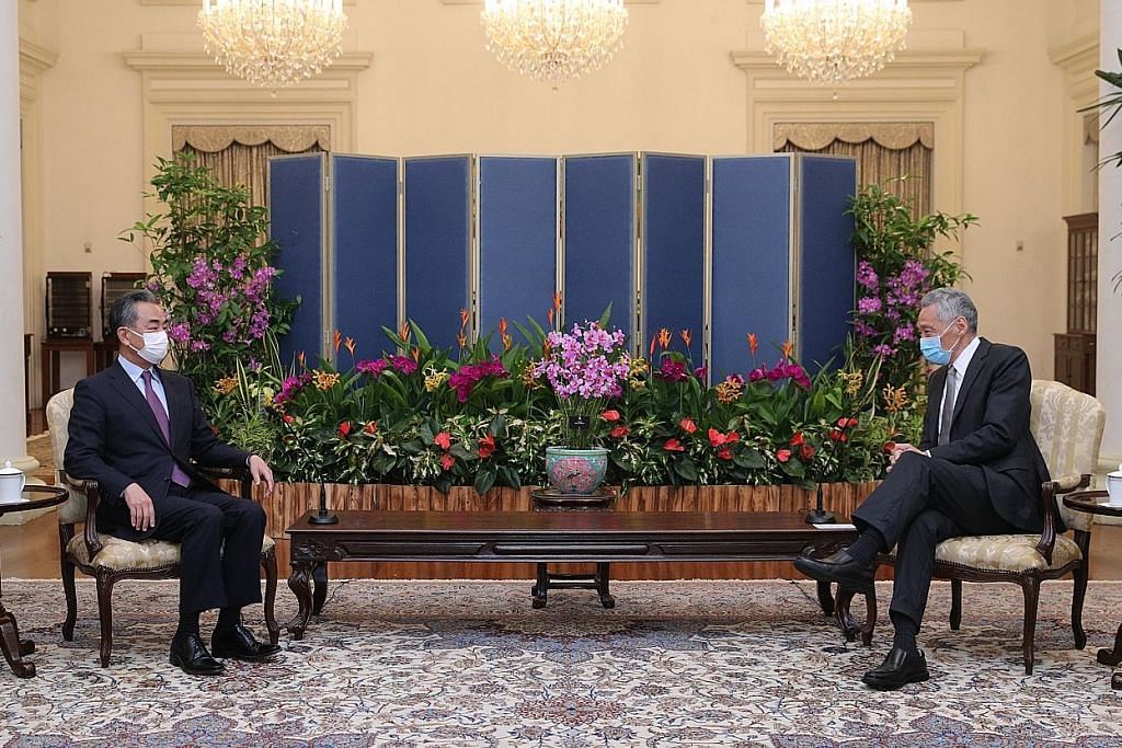 PM Lee temui Menteri Luar China, perkukuh hubungan dua hala
