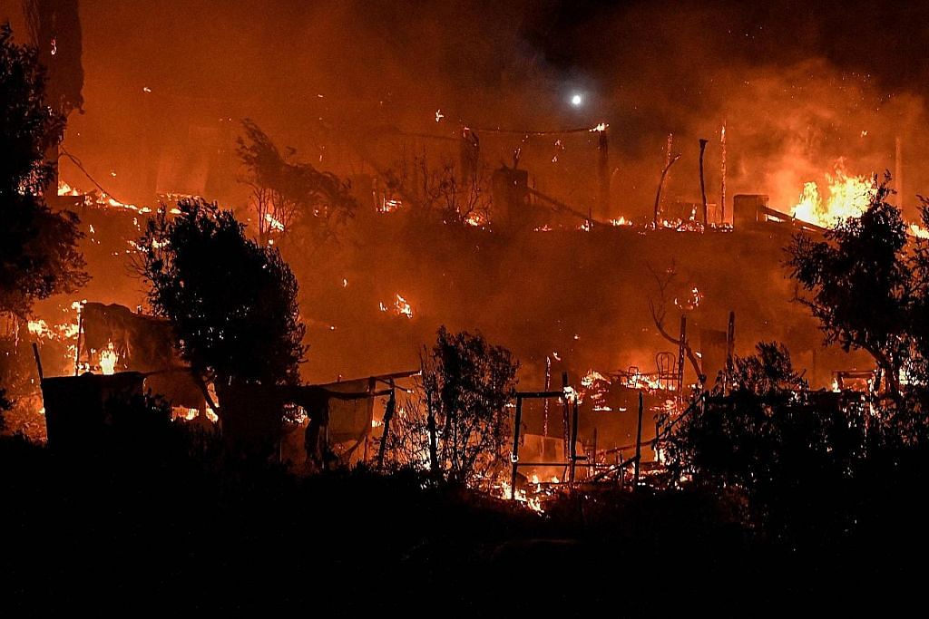 Kebakaran lagi di Greece akibat pemanasan global