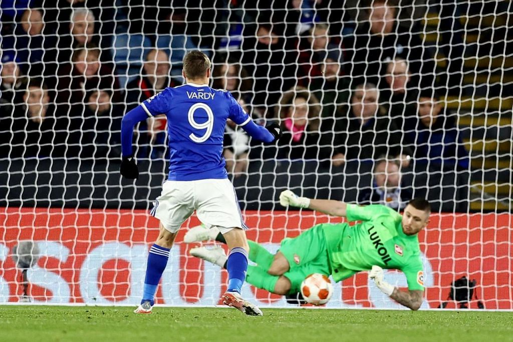 Vardy gagal sempurnakan penalti, Leicester terikat