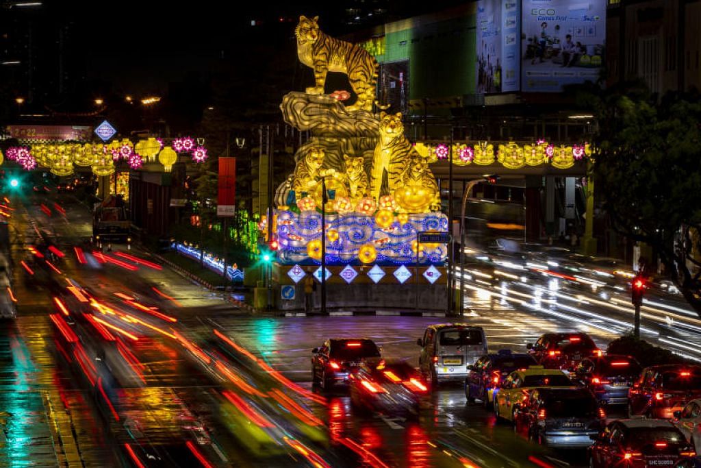 Suasana di sepanjang Eu Tong Sen Street dan New Bridge Road di Chinatown pada 7 Januari lalu. 