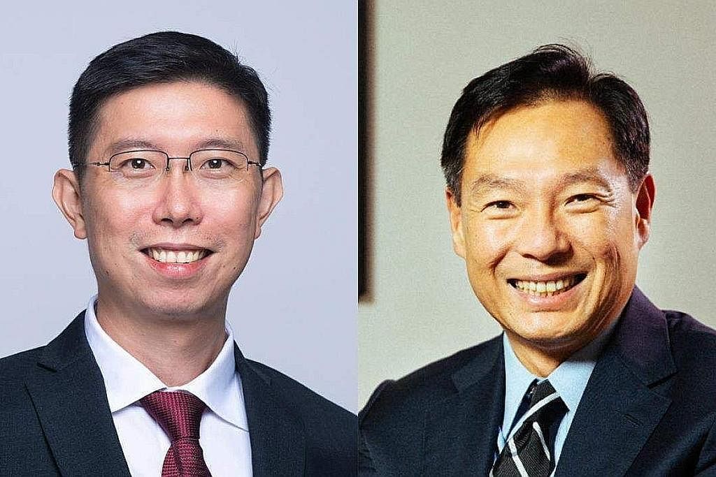 KETUA BARU: Encik Goh Si Hou (kiri) akan menggantikan Encik Ng Joo Hee sebagai ketua eksekutif PUB. Encik Ng akan bersara daripada perkhidmatan pentadbiran. - Foto PUB