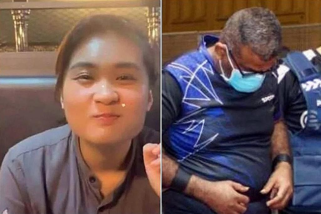 DIDAKWA DIBUNUH: Cik Ang Qi Ying (kiri) didakwa dibunuh oleh Caleb Joshua Chai Shanmugam (kanan) pada 9 November 2022. - Foto-foto SHIN MIN DAILY, PASUKAN POLIS SINGAPURA