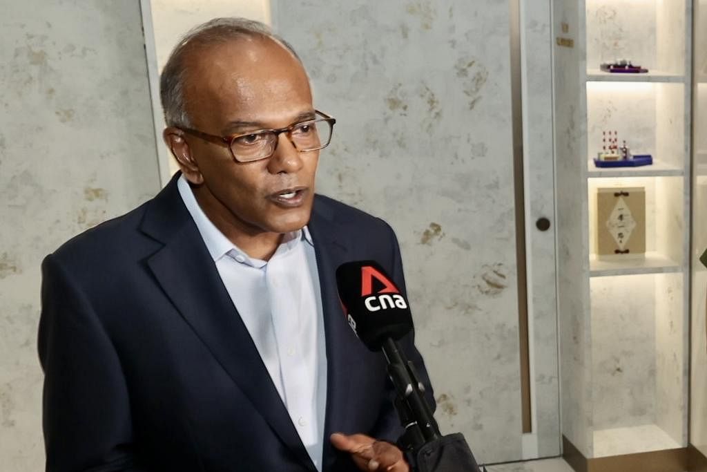 Menteri Ehwal Dalam Negeri merangkap Undang-Undang,  Encik K. Shanmugam.